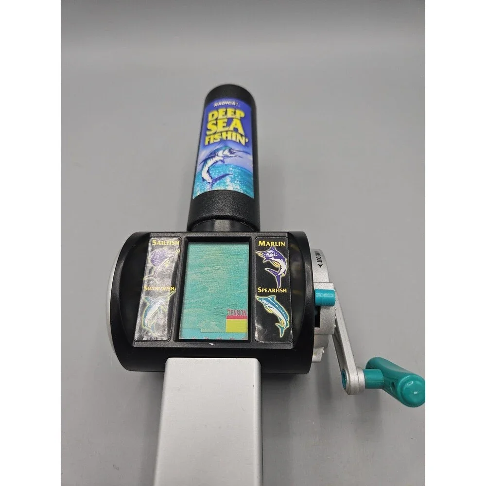 Radica Deep Sea Fishin' Handheld Electronic Fishing Game 1997 Tested/Working